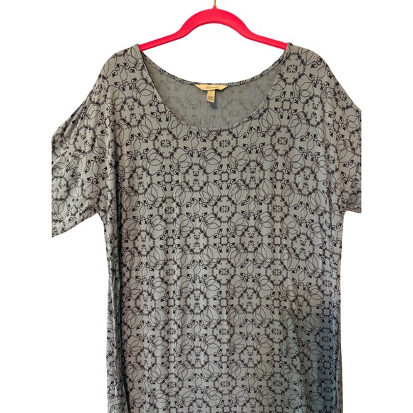 Soma Sleep Shirt Nightgown Womens XL Blue Floral Geometric 2 Pack Bundle Lounge - Picture 10 of 16